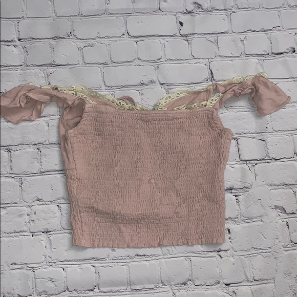 OFF THE SHOULDER CROP TOP - Picture 2 of 3